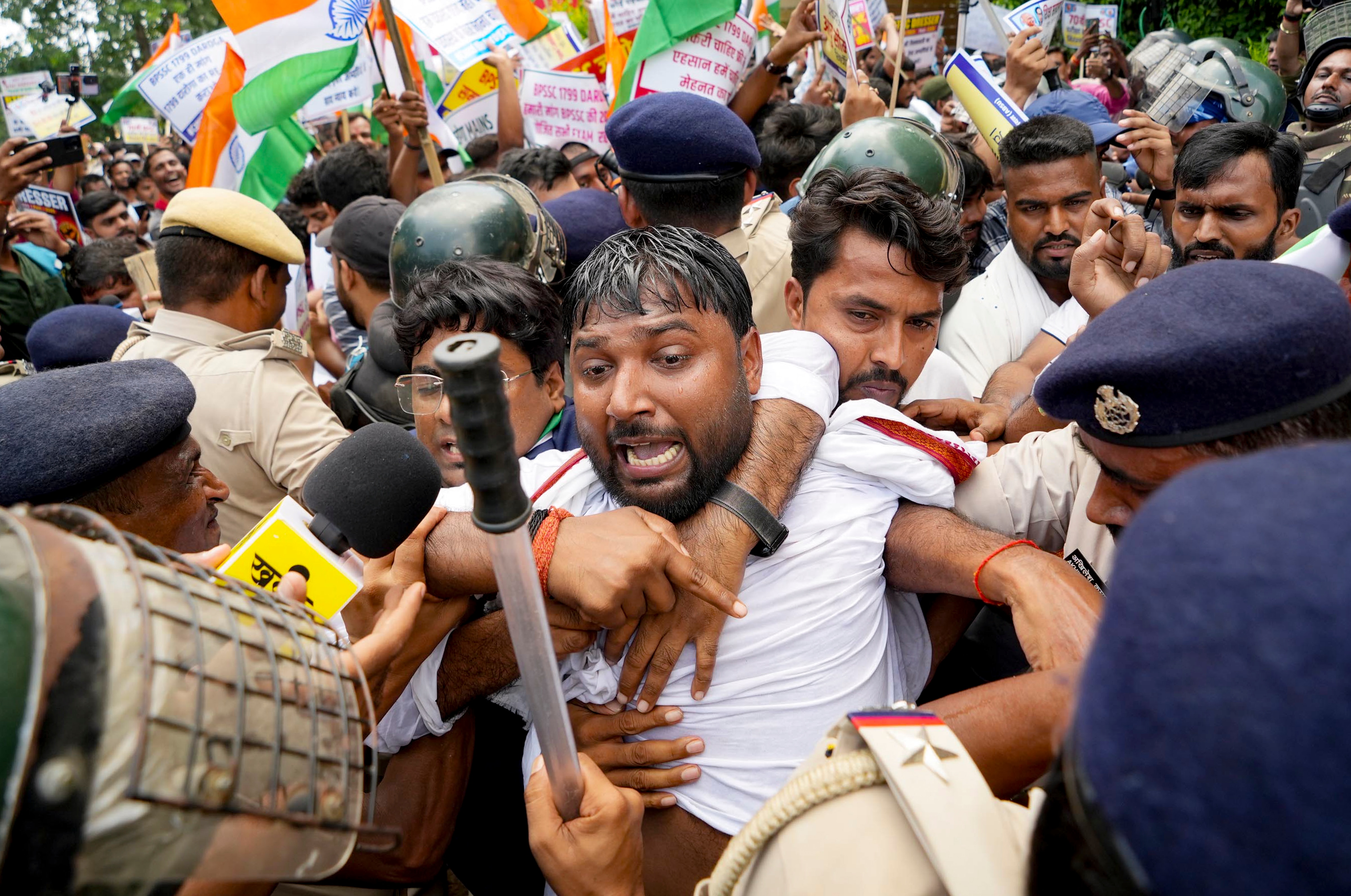 Patna Students Protest (Photo/PTI)