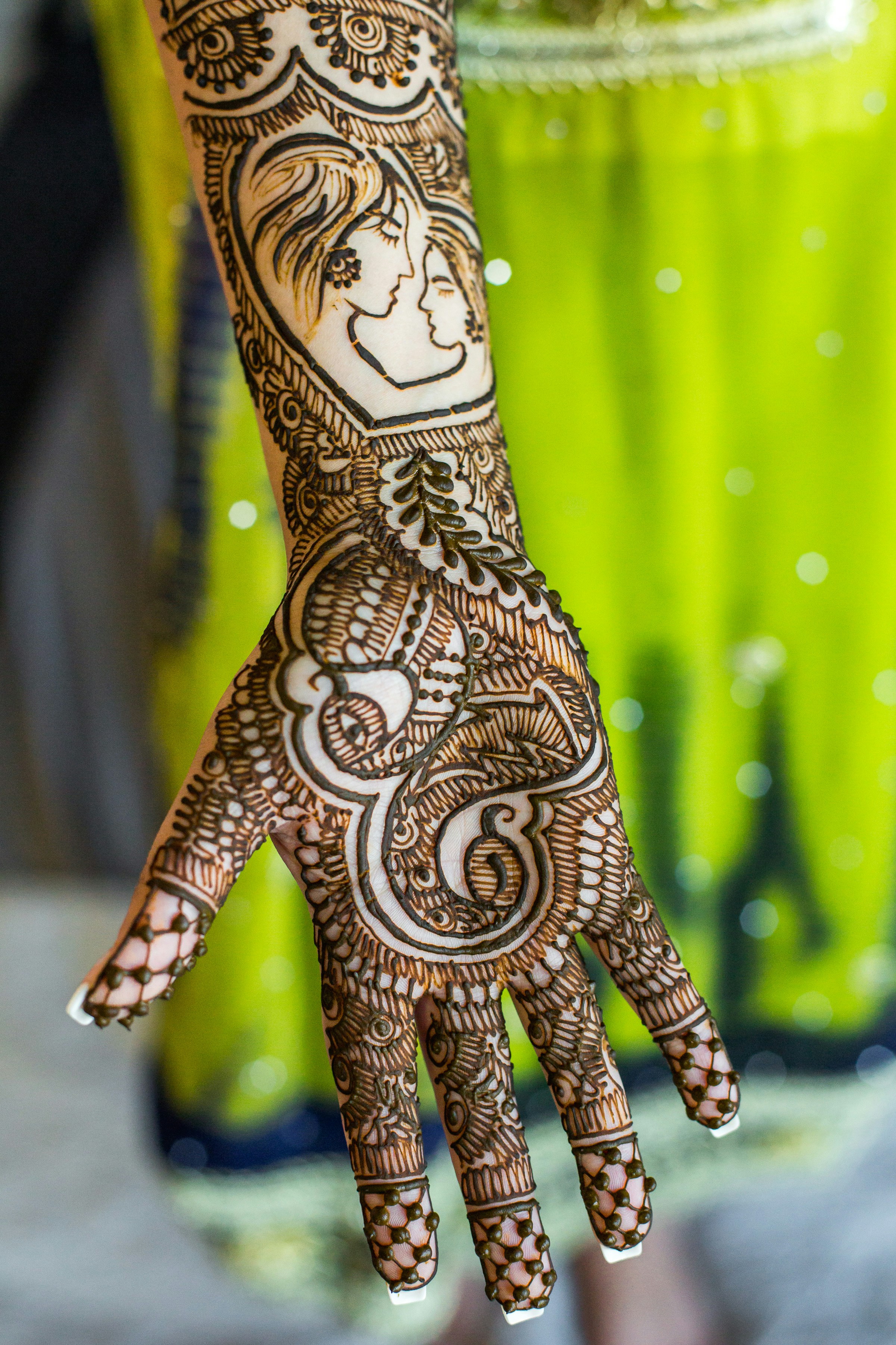 Hariyali Teej Mehndi Designs