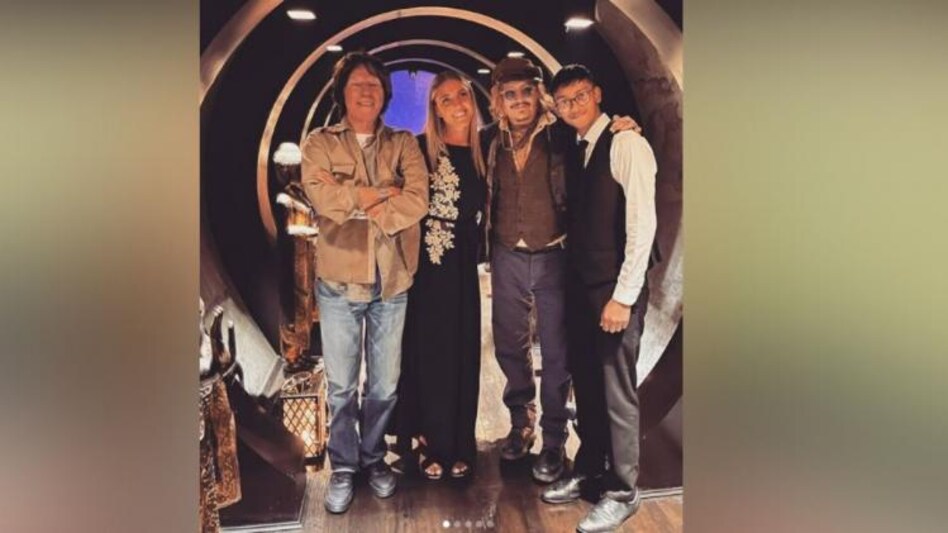 Johnny Depp Varanasi restaurant party Johnny Depp Varanasi restaurant party