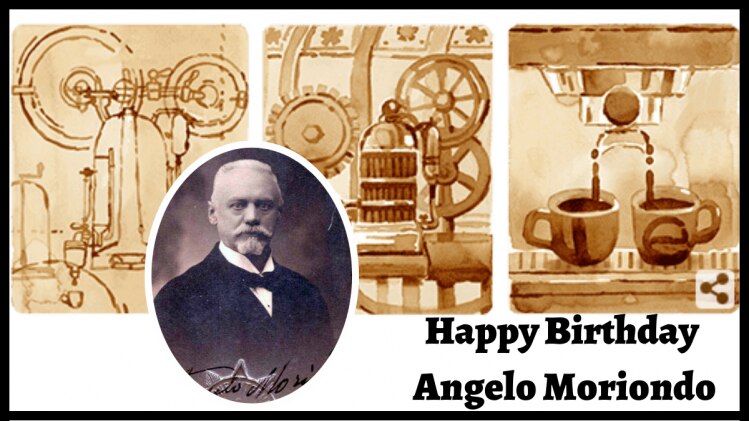 आज Google ने शेयर किया एंजेलो मोरियोनडो का Doodle, ग्राहकों को कॉफी का