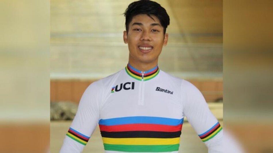 India's Star Cyclist Ronaldo Singh (Photo: Twitter/@RijijuOffice) India's Star Cyclist Ronaldo Singh (Photo: Twitter/@RijijuOffice)