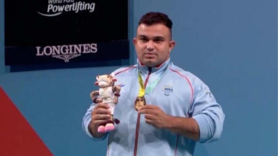 Para-powerlifter Sudhir won gold (Photo: Twitter) Para-powerlifter Sudhir won gold (Photo: Twitter)