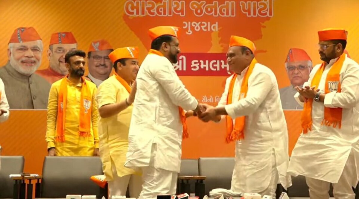 BREAKING: કોંગ્રેસના હર્ષદ રિબડીયા હવે ભાજપના થયા, કમલમમાં સમર્થકો સાથે કેસરીયો ધારણ કર્યો gujarattak