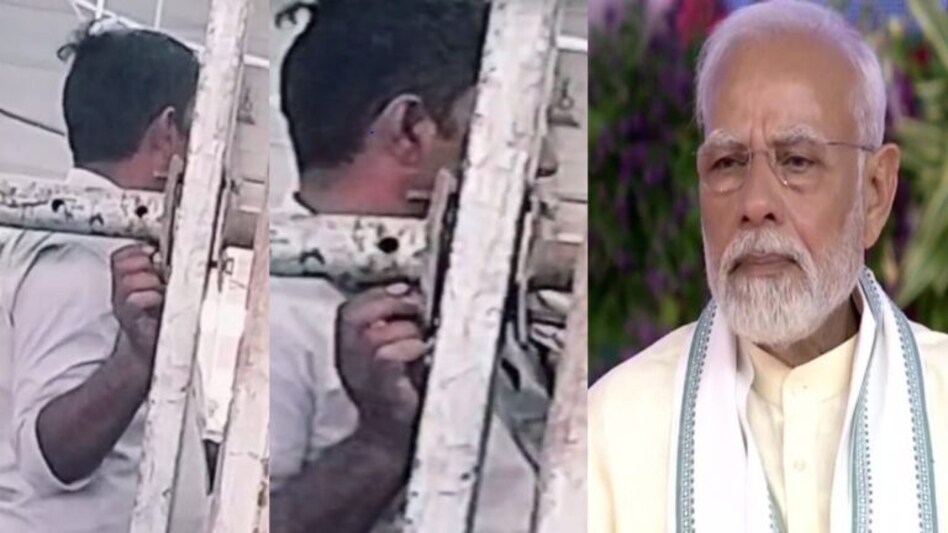 PM મોદીની સભામાં એક શખસે મંડપના નટ બોલ્ટ ખોલ્યા, મોટી દુર્ઘટના ટળી; સુરક્ષામાં ગાબડું gujarattak