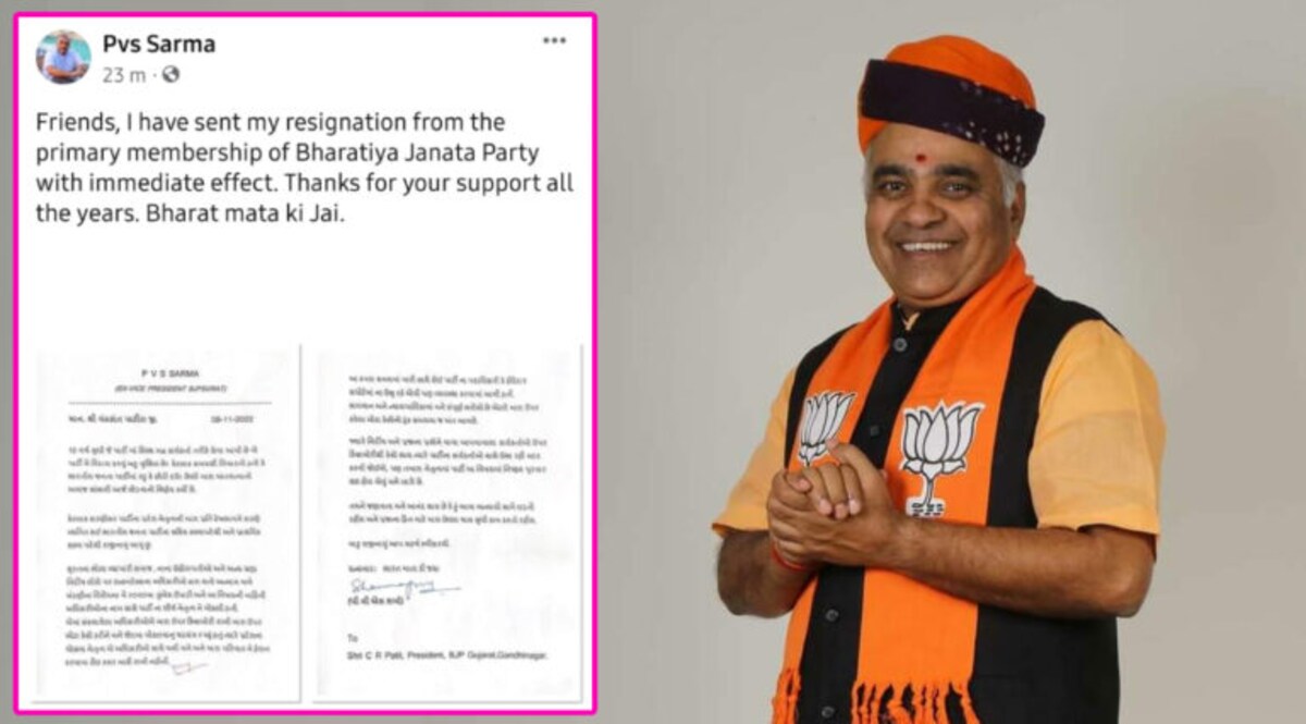 આપઘાતનો પ્રયાસ કરી ચુકેલા સુરત BJPના પૂર્વ પ્રમુખ PVS શર્માનું રાજીનામું પડ્યું અને રાજકારણ ગરમાયું, જાણો આ નેતા અંગે… gujarattak