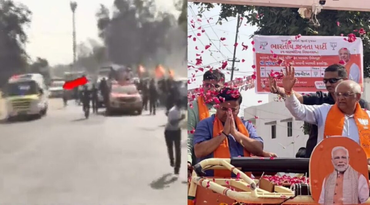 અંતિમ ઘડીનો પ્રચાર: અમદાવાદમાં CMના કાફલાએ રોડ શો દરમિયાન એમ્બ્યુલન્સને રસ્તો આપ્યો gujarattak