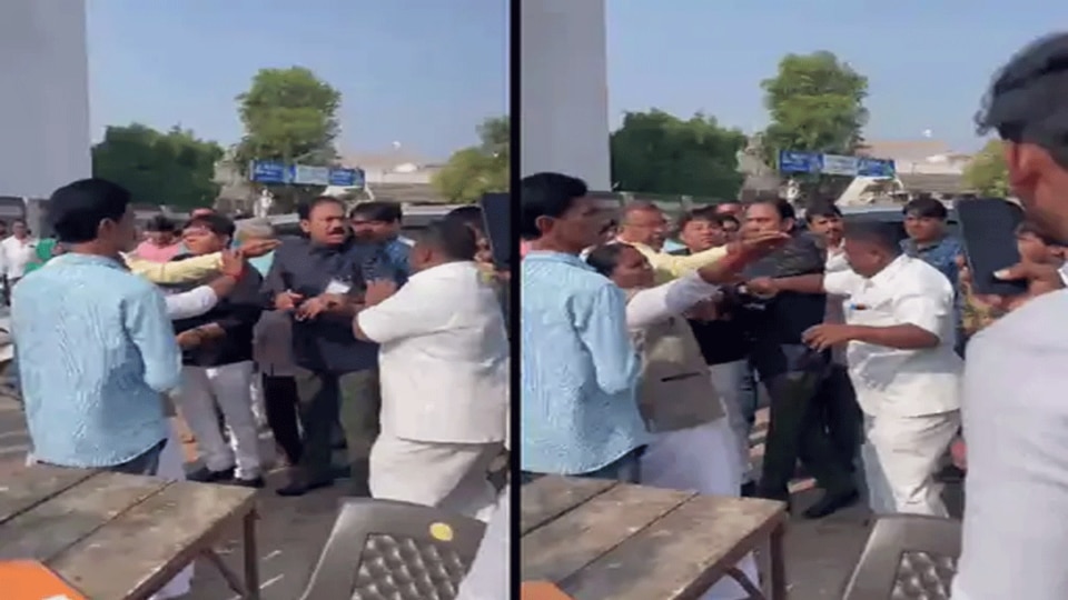 કલોલમાં કોંગ્રેસી MLA ઉમેદવાર બળદેવસિંહને ભાજપના કાર્યકરોએ લાફાવાળી કરી gujarattak