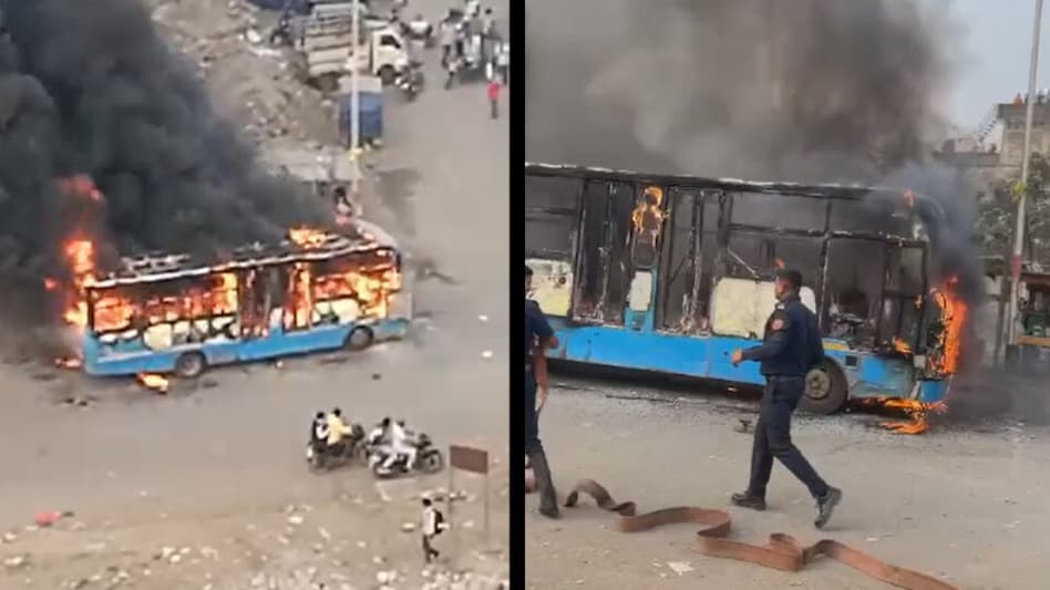 સુરતઃ મુસાફરોથી ભરેલી સિટી બસમાં અચાનક લાગી આગ, લોકોનો માંડ થયો બચાવ gujarattak