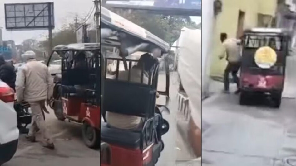 ઈ-રિક્ષા ચાલક પર તમે પણ થઈ જશો ગુસ્સે, એવો ભાગ્યો-પોલીસ પકડી ન શકીઃ Video Viral gujarattak