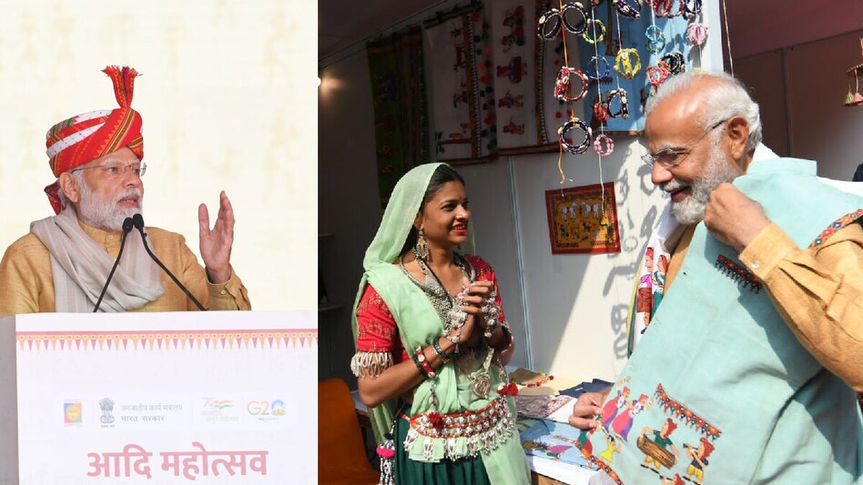 આદિ મહોત્સવના ઉદ્ઘાટન બાદ પીએમ મોદીએ કહ્યું કે, આદિવાસી સમાજનું હિત મારા માટે અંગત સંબંધો અને લાગણીઓની બાબત gujarattak