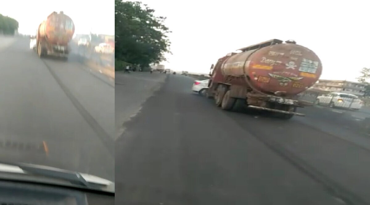 ટેન્કર ચાલકે કારને હાઈવે પર 500 મીટર સુધી ઢસડી, Video સોશિયલ મીડિયા પર વાયરલ gujarattak