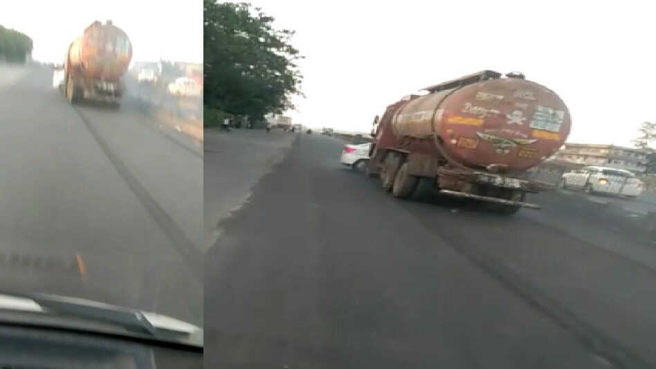 ટેન્કર ચાલકે કારને હાઈવે પર 500 મીટર સુધી ઢસડી, Video સોશિયલ મીડિયા પર વાયરલ gujarattak