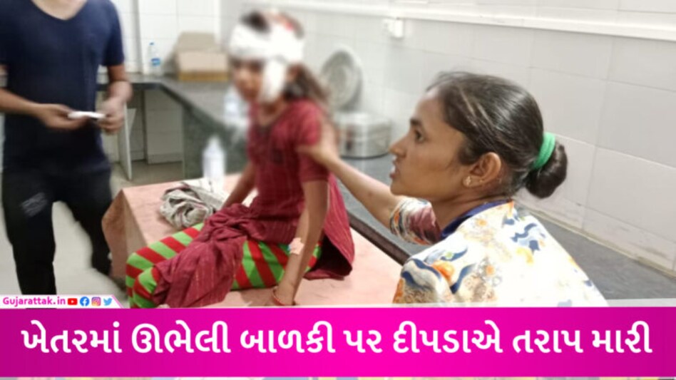 અમરેલી: રાજુલામાં 11 વર્ષની બાળકી પર દીપડાનો હુમલો, શહેરી વિસ્તારમાં હિંસક પશુના હુમલાથી લોકોમાં ફફડાટ gujarattak