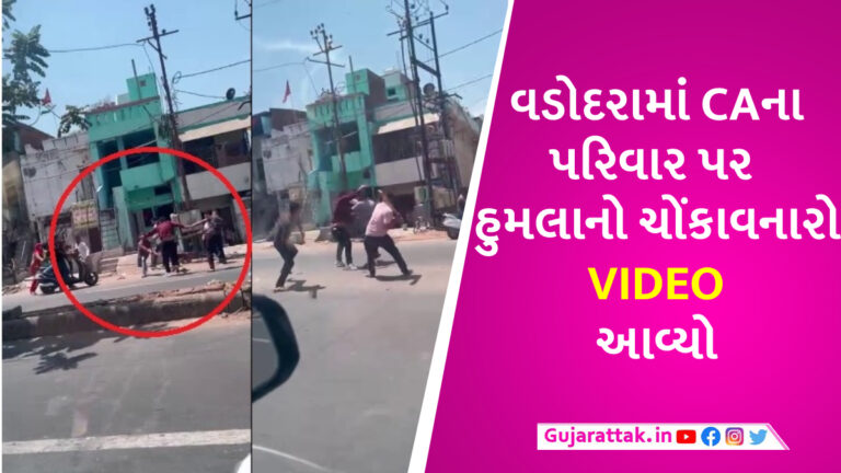 વડોદરામાં લુખ્ખા તત્વો બેફામ, પરિવાર સાથે જતા CAને ગુંડાઓએ દોડાવી દોડાવીને બેટ-ડંડાથી માર માર્યો gujarattak