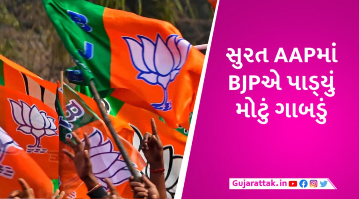 BIG BREAKING: સુરત આમ આદમી પાર્ટીમાં મોટું ભંગાણ, AAPના વધુ 6 કોર્પોરેટરો BJPમાં જોડાશે gujarattak