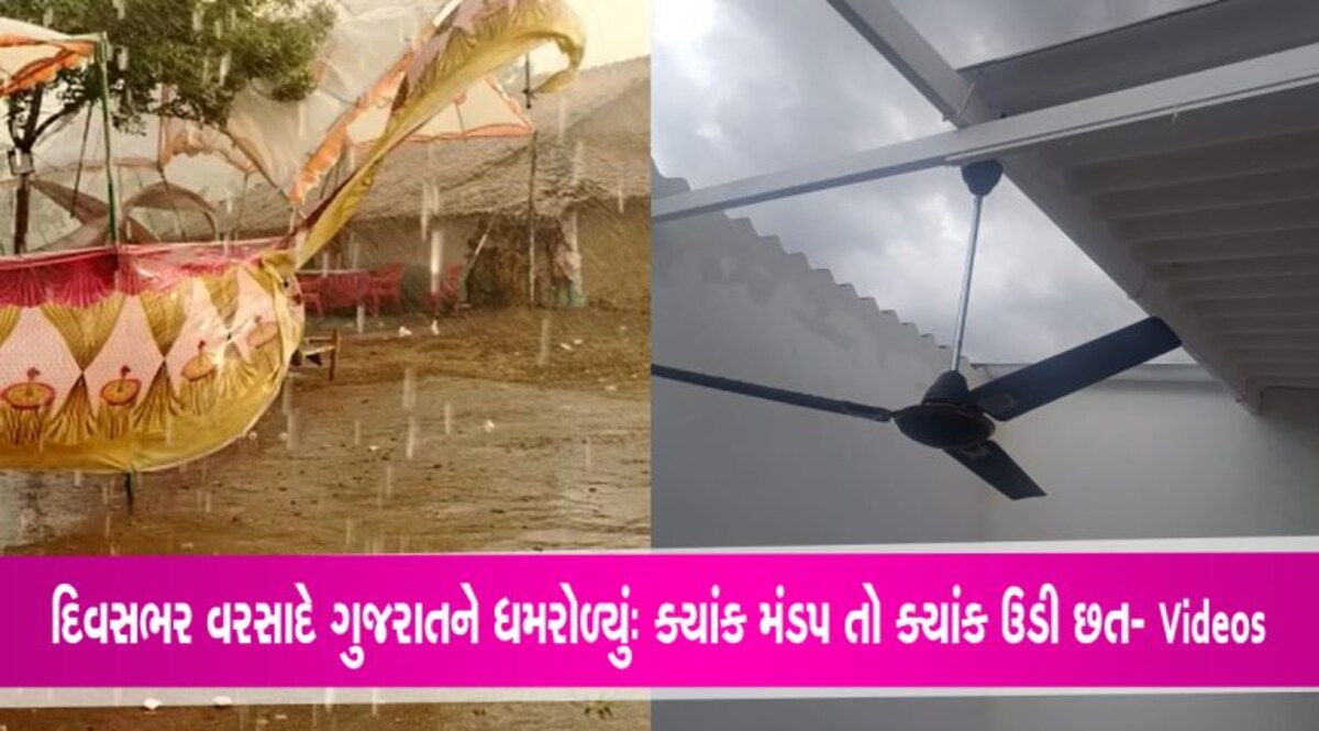 ગુજરાતમાં વરસાદની સતત સટાસટીઃ ક્યાંક મંડપ તોડ્યો તો ક્યાંક છત ઉડી, ક્યાંક પડી ગયા ઝાડ- જુઓ VIDEOS ગુજરાતમાં વરસાદની સતત સટાસટીઃ ક્યાંક મંડપ તોડ્યો તો ક્યાંક છત ઉડી, ક્યાંક પડી ગયા ઝાડ- જુઓ VIDEOS