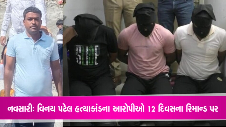 નવસારીના વિનય પટેલ હત્યાકાંડમાં 3 આરોપીઓના 12 દિવસના રિમાન્ડ મંજુર, કેમ કરી હત્યા? મેળવશે જવાબ vinay