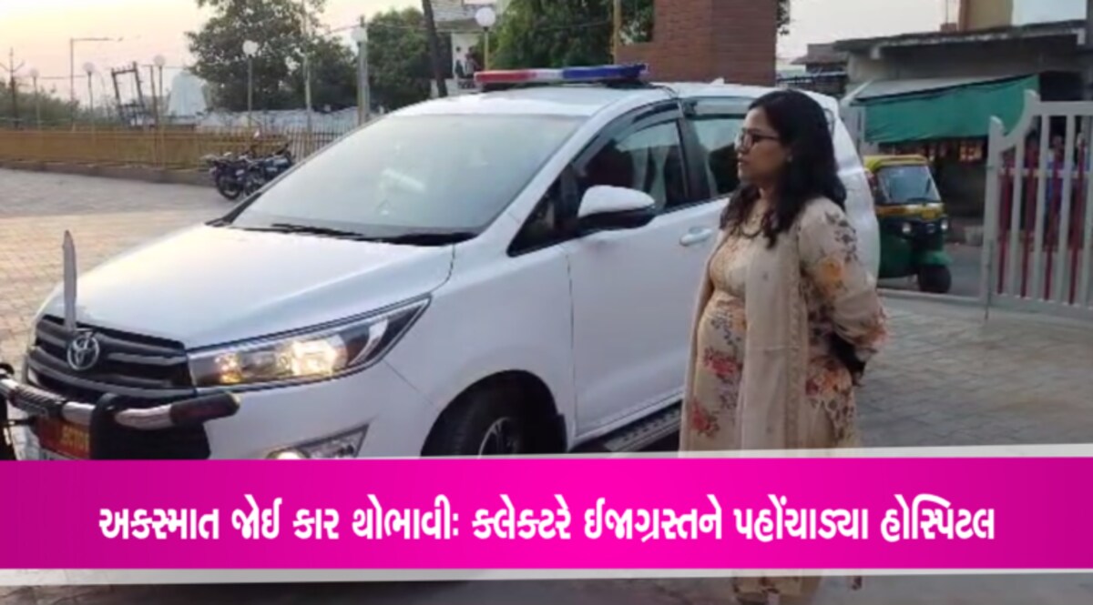 કોઈના જીવને જોખમ હોવાનું જાણી અરવલ્લી કલેક્ટરે તુરંત કાર રોકાવી, કરી ઘાયલ વ્યક્તિની આવી મદદ gujarattak