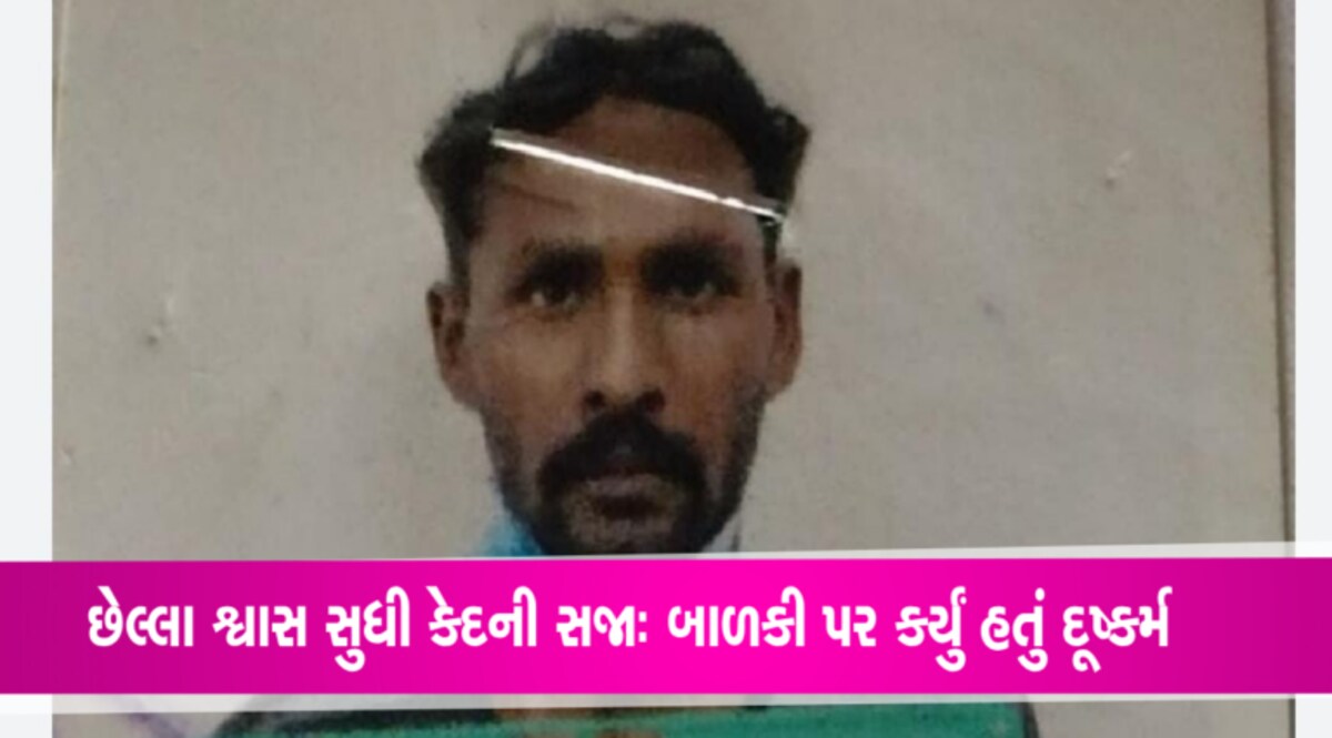 નવસારીની બાળકી પર દૂષ્કર્મના મામલે છેલ્લા શ્વાસ સુધી કેદની સજા gujarattak