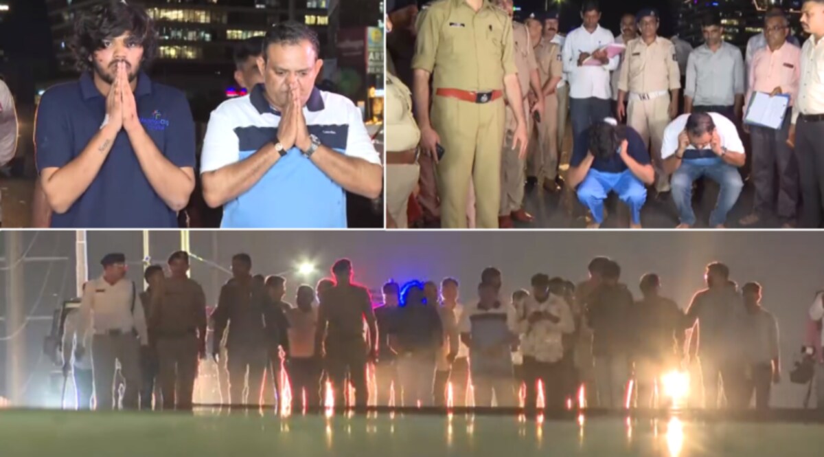 ‘કહો… કેવી રીતે લોકોને લીધા અડફેટે’ પોલીસે કરાવ્યું રિકન્સ્ટ્રક્શન, પિતા-પુત્રએ કરી ઉઠ-બેસ, હાથ જોડ્યા: Ahmedabad Accident gujarattak