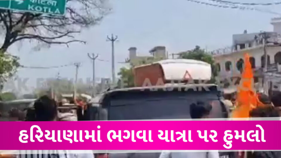 હરિયાણામાં ભગવા યાત્રા પર ચોક્કસ સમુદાયનો પથ્થરમારો, ગોળીબાર પણ થયો Attack on Bhagva yatra Mevat Hariyana