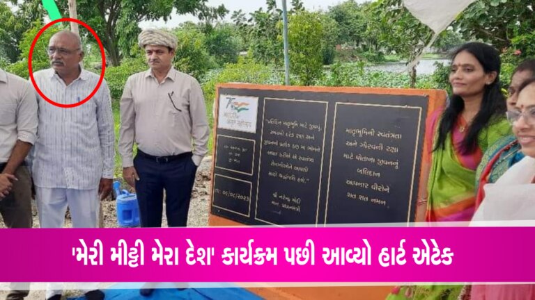 ખેડાઃ વસો તાલુકા પંચાયતના કર્મચારીને આવ્યો હાર્ટ એટેક, ‘મેરી મીટ્ટી મેરા દેશ’ કાર્યક્રમથી પાછા આવ્યા અને… gujarattak