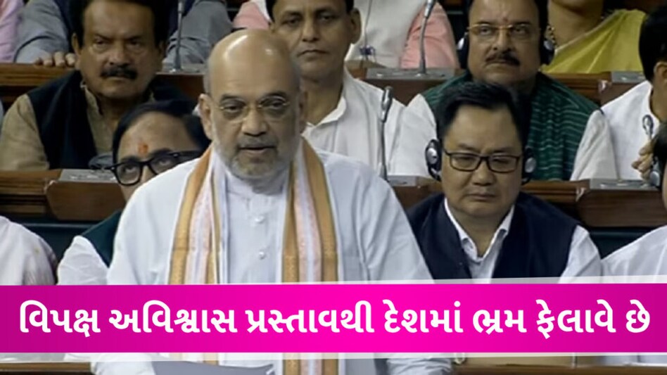 આઝાદી બાદ દેશના સૌથી લોકપ્રિય PM છે નરેન્દ્ર મોદી: લોકસભામાં બોલ્યા અમિત શાહ Amit shah in Parliament