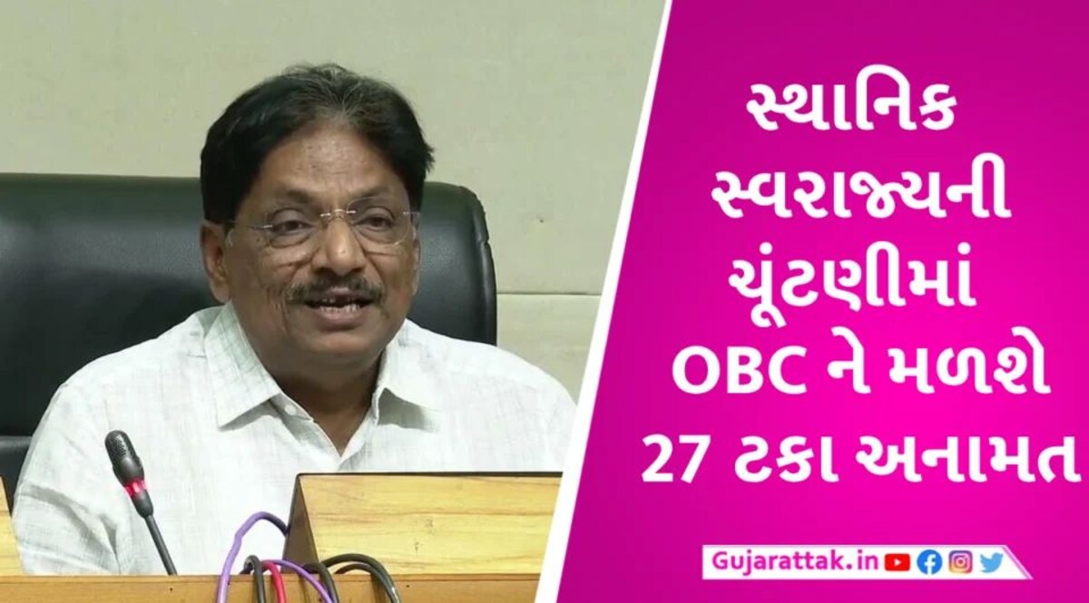 સ્થાનિક સ્વરાજ્યની ચૂંટણીમાં પણ OBC ને મળશે અનામત, ઝવેરી પંચની ભલામણ અનુસાર નિર્ણય gujarattak