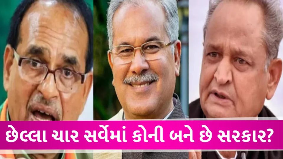 MP-રાજસ્થાન અને છત્તીસગઢમાં કોની બનશે સરકાર? ચાર સર્વેના ચોંકાવનારા પરિણામ gujarattak