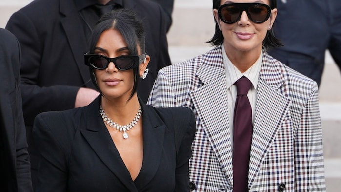 Kim Kardashian in a $3 million diamond necklace turns the courtroom into a power runway
