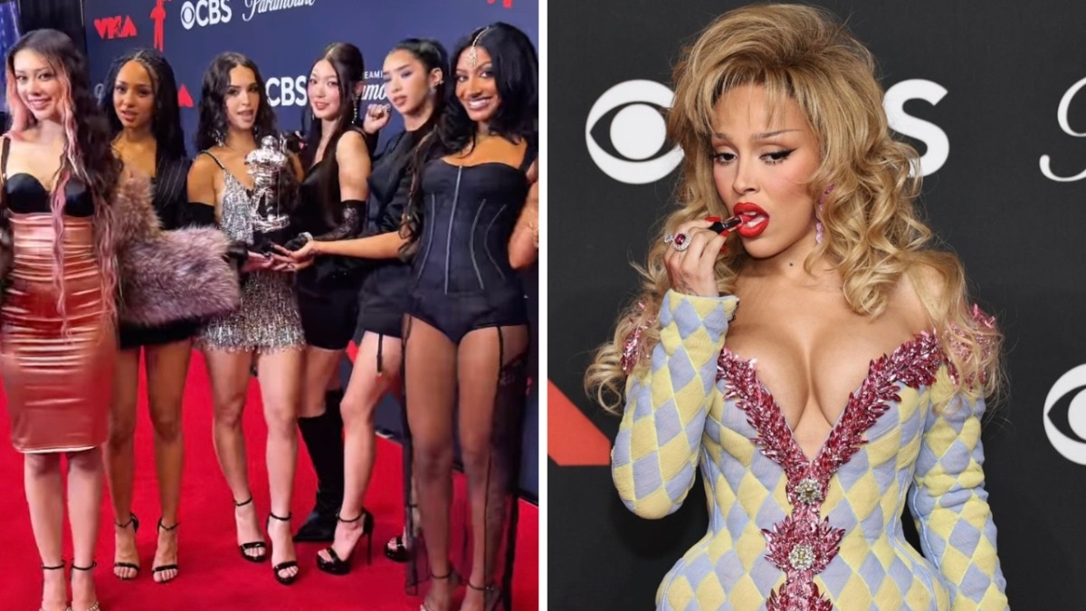 From Sabrina Carpenter to Doja Cat, 6 fashion highlights from the 2025 VMA red carpet