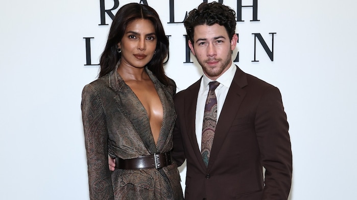 Priyanka Chopra dropped jaws in a bronzed Ralph Lauren look for NYFW