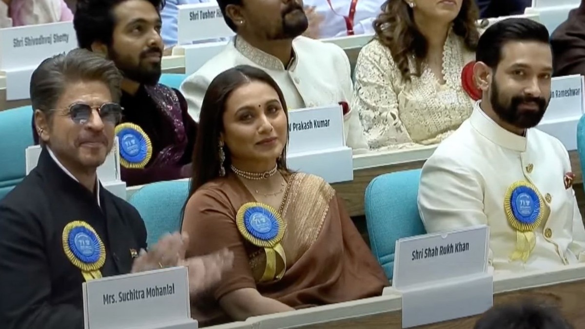Shah Rukh Khan, Rani Mukerji, Vikrant Massey bring timeless style to the 71st National Awards