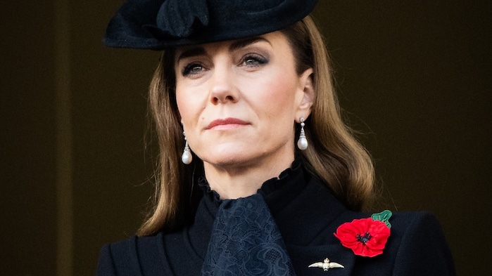 Kate Middleton's sombre tribute in late Princess Diana's heirloom jewellery on Remembrance Sunday 2025