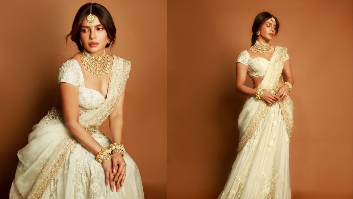 Priyanka Chopra's pristine white lehenga is as dreamy as it gets