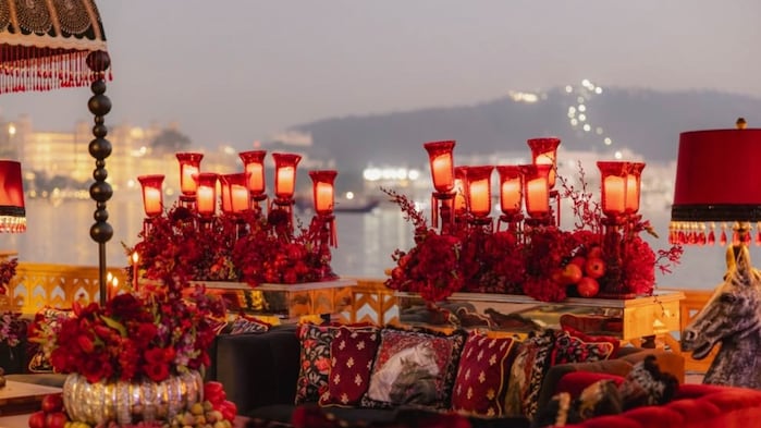 Inside Netra Mantena and Vamsi Gadiraju’s Udaipur wedding: Jennifer Lopez, an island palace on Lake Pichola and more