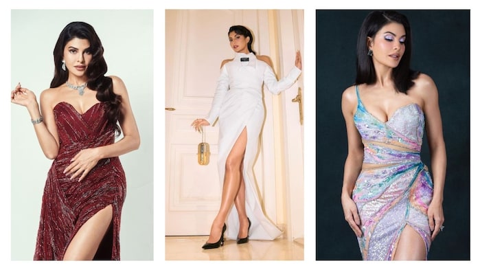 Jacqueline Fernandez is proof that thigh-high slits were tailormade for the red carpet