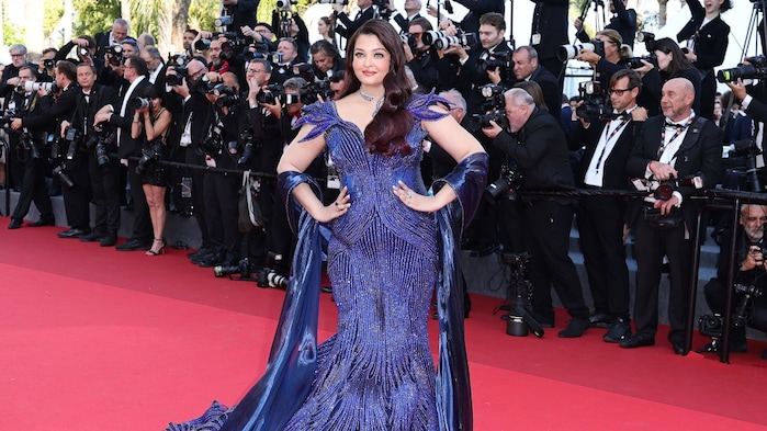 Cannes 2026: Aishwarya Rai Bachchan delivers high drama in sculptural blue on the French Riviera