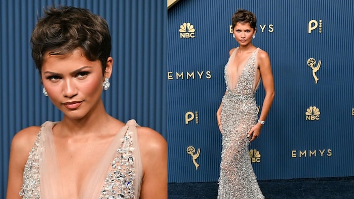 The spotlight shines bright on Zendaya, dazzling in custom Prada at the Emmys 2026
