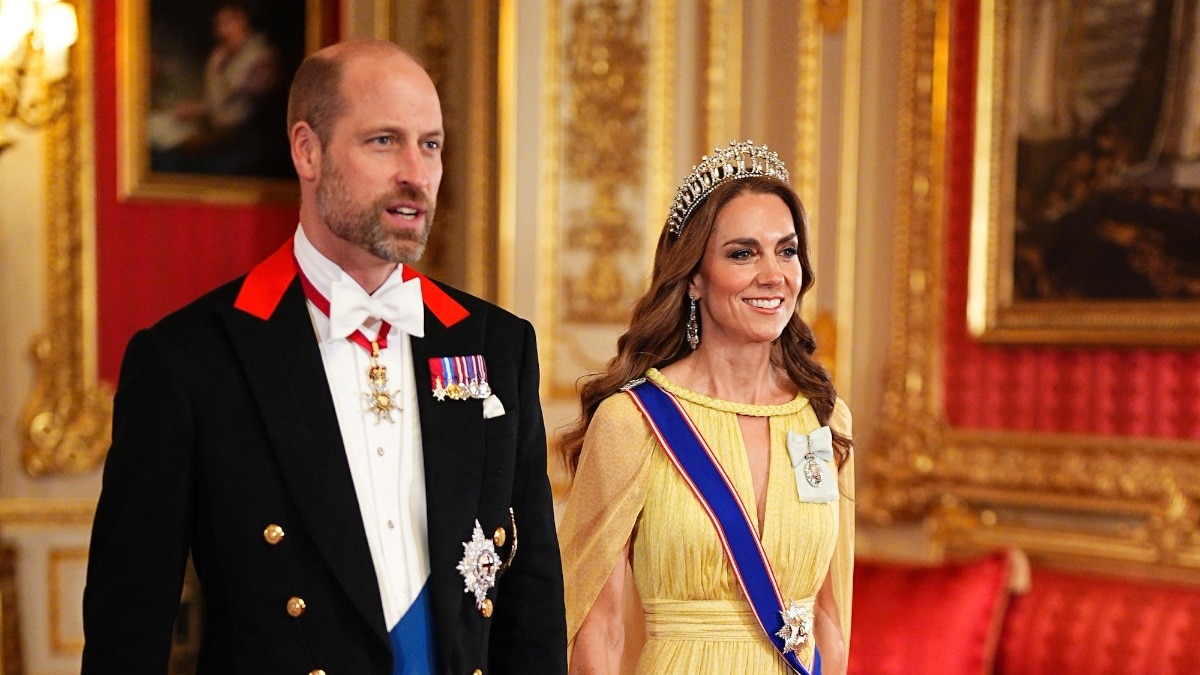 Kate Middleton wears Princess Diana’s Lover’s Knot Tiara for the Oman state banquet