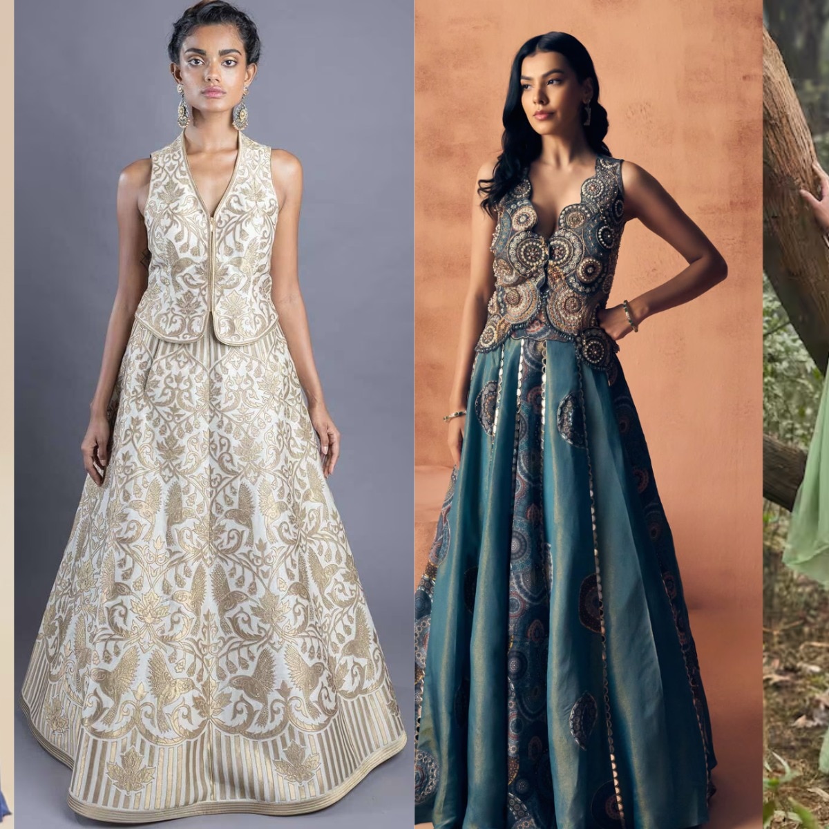 The waistcoat lehenga is this season’s most elegant twist