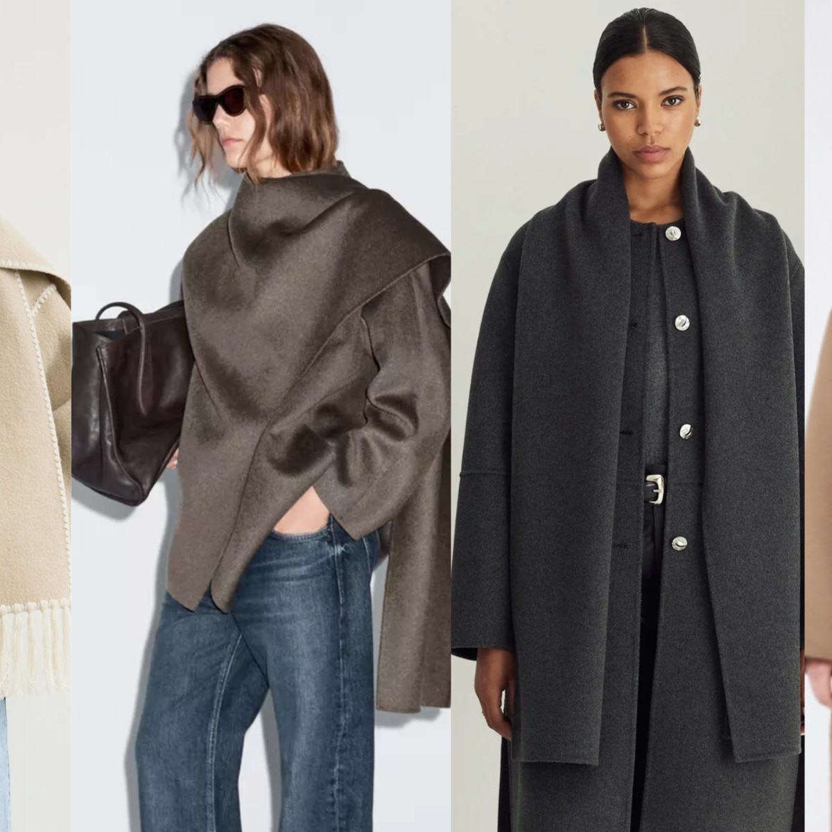 Scarf coats you need to participate in the season’s chicest layering moment