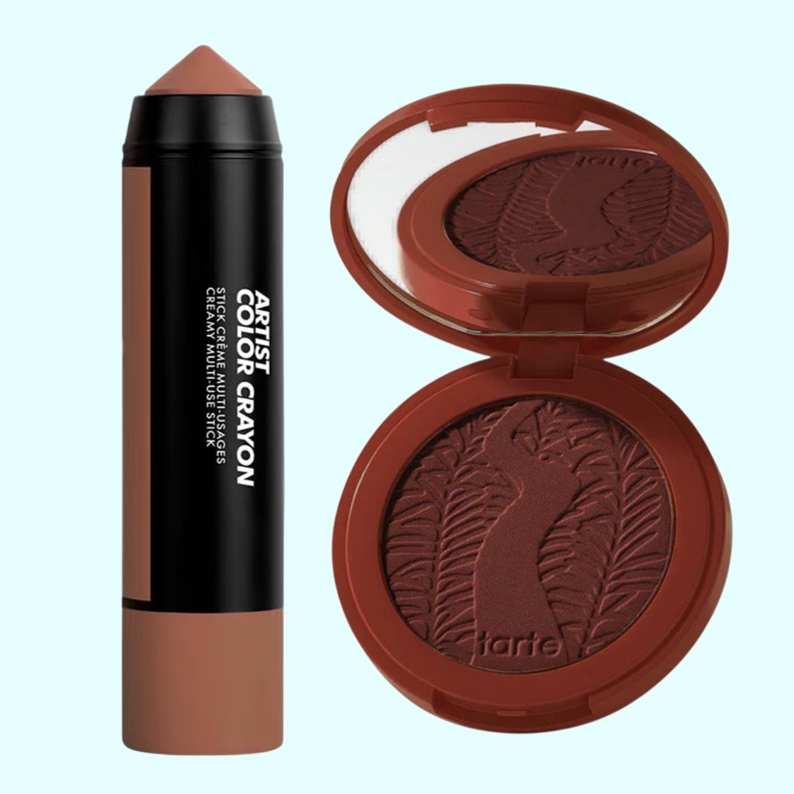 Toasted brown blushes that deliver a believable beachside tan
