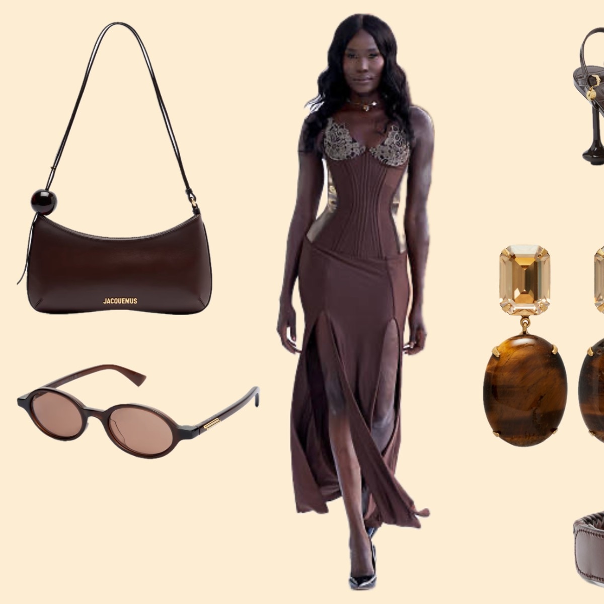 Chocolate brown is officially the power shade of the season