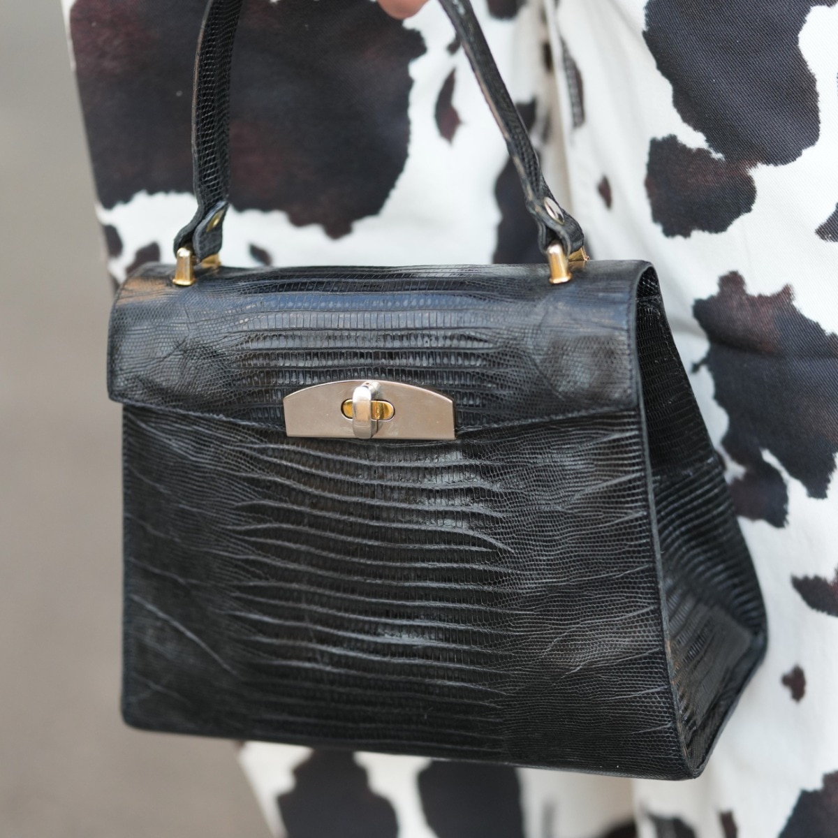 Move over smooth leather—textured handbags are having a moment