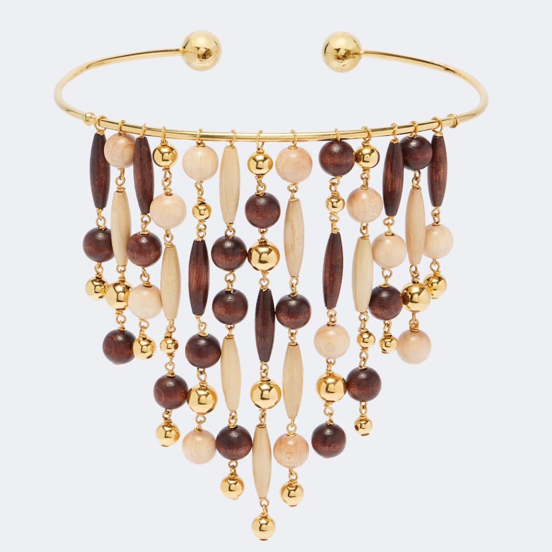 The wooden accent jewellery bringing craft to modern dressing