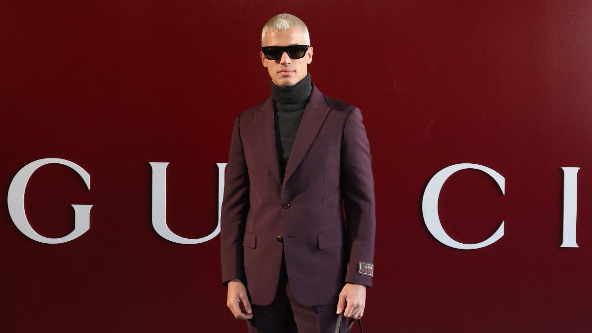 MILAN, ITALY - JANUARY 12: Fred Stauffer attends the Gucci Ancora Fashion Show during Milan Fashion Week Menswear Fall/Winter 2024-2025 on January 12, 2024 in Milan, Italy. (Photo by Stefania M. D'Alessandro/Getty Images for Gucci)