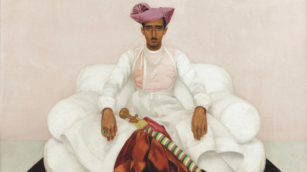 Portrait of  Yeshwant  Rao Holkar II  by Bernard  Boutet de  Monvel