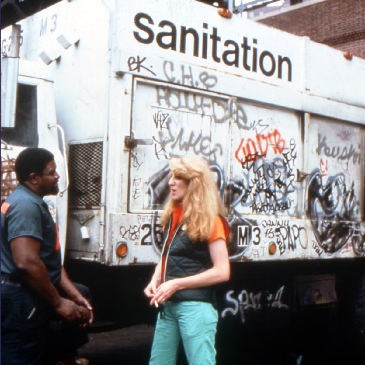 The artist who made the New York city sanitation department her inspiration