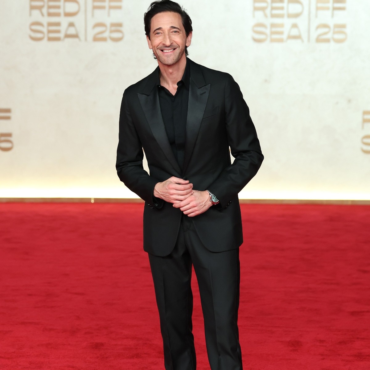 Adrien Brody at the Red Sea Film Festival showed us why the classic all black tuxedo can never fail you 